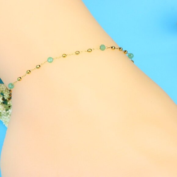 Elegant Handmade Anklet – Perfect for Women & Girls | Ideal Gift Option, DYC1373 - Picture 1 of 7